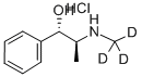 鹽酸右旋麻黃素-D3結(jié)構(gòu)式_284665-25-4結(jié)構(gòu)式