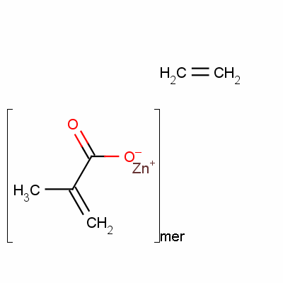 2-Propenoic acid 2-methyl- polymer with ethene zinc salt Structure,28516-43-0Structure