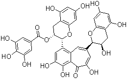 茶黃素-3-沒食子酸酯(TF-3-G)結(jié)構(gòu)式_28543-07-9結(jié)構(gòu)式