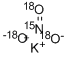 Potassium nitrate-15N,18O3 Structure,285978-22-5Structure