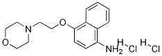 4-(2-Morpholinoethoxy)naphthalen-1-aminedihydrochloride Structure,285984-50-1Structure