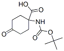 1-Tert-butoxycarbonylamino-4-oxo-cyclohexanecarboxylic acid Structure,285996-76-1Structure