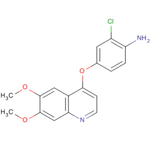 4-[(6,7-Dimethoxy-4-quinolyl)oxy]-2-chloroaniline Structure,286371-44-6Structure