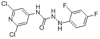 N1-(2,6-dichloro-4-pyridyl)-2-(2,4-difluorophenyl)hydrazine-1-carboxamide Structure,286436-18-8Structure