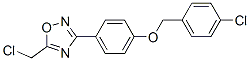 3-[4-[(4-Chlorobenzyl)oxy]phenyl]-5-(chloromethyl)-1,2,4-oxadiazole Structure,286841-02-9Structure