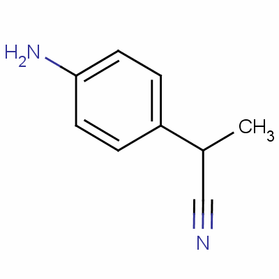 2-(4-Aminophenyl)propiononitrile Structure,28694-90-8Structure