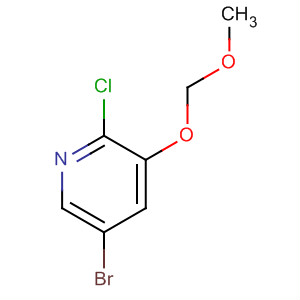 5-Bromo-2-chloro-3-(methoxymethoxy)pyridine Structure,286946-78-9Structure