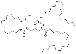 Glyceryl tri(stearate-1-13C) Structure,287100-84-9Structure