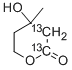 Mevalonolactone-1,2-13C2 Structure,287111-36-8Structure