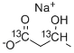 Sodium DL-3-hydroxybutyrate-1,3-13C2 Structure,287389-34-8Structure