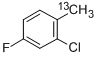 2-Chloro-4-fluorotoluene-α-13C Structure,287399-45-5Structure