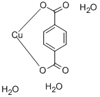 Copper (ii) terephthalate trihydrate standard Structure,28758-10-3Structure