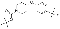 1-Piperidinecarboxylic acid, 4-[4-(trifluoromethyl)phenoxy]-, 1,1-dimethylethyl ester Structure,287952-08-3Structure