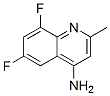 4-Amino-6,8-difluoro-2-methylquinoline Structure,288151-32-6Structure