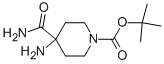 4-Amino-1-boc-piperidine-4-carboxamide Structure,288154-18-7Structure