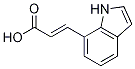 (E)-3-(1h-indol-7-yl)acrylicacid Structure,288371-43-7Structure