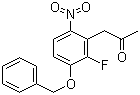 1-(3-(Benzyloxy)-2-fluoro-6-nitrophenyl)propan-2-one Structure,288385-98-8Structure