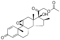 21-O-乙?；厝姿?,11-環(huán)氧化物結(jié)構(gòu)式_2884-51-7結(jié)構(gòu)式