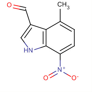 4-Methyl-7-nitro-1h-indole-3-carbaldehyde Structure,289483-81-4Structure