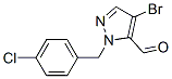 4-Bromo-1-(4-chlorobenzyl)-1H-pyrazole-5-carbaldehyde Structure,289504-53-6Structure