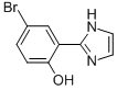 4-Bromo-2-(1h-imidazol-2-yl)phenol Structure,289506-17-8Structure