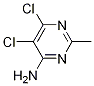 5,6-Dichloro-2-methyl-4-pyrimidinamine Structure,28969-57-5Structure