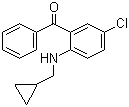 2-Cyclopropylmethylamino-5-chlorobenzophenone Structure,2897-00-9Structure