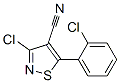 3-Chloro-5-(2-chlorophenyl)isothiazole-4-carbonitrile Structure,28989-25-5Structure