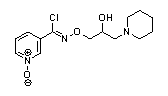 (2R)-1-[[chloro-(1-oxidopyridin-5-yl)methylidene]amino]oxy-3-(1-piperidyl)propan-2-ol Structure,289893-25-0Structure