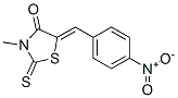 3-Methyl-5-[1-(4-nitro-phenyl)-meth-(z)-ylidene]-2-thioxo-thiazolidin-4-one Structure,28996-47-6Structure