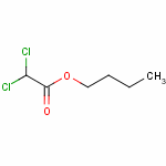 Acetic acid,2,2-dichloro-, butyl ester Structure,29003-73-4Structure