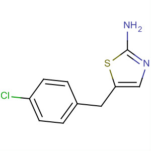 2-Amino-5-(4-chlorobenzyl)-1,3-thiazole Structure,290835-51-7Structure