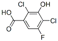 2,4-Dichloro-5-fluoro-3-hydroxy benzoic acid Structure,290835-84-6Structure