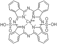 Copper phthalocyanine disulfonic acid Structure,29188-28-1Structure