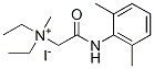 2-[(2,6-Dimethylphenyl)amino]-n,n-diethyl-n-methyl-2-oxoethanaminium iodide Structure,29199-61-9Structure