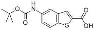 5-Tert-butoxycarbonylamino-benzo[b]thiophene-2-carboxylic acid Structure,292068-77-0Structure