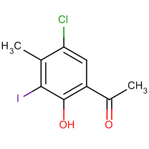 1-(5-Chloro-2-hydroxy-3-iodo-4-methylphenyl)ethanone Structure,292144-86-6Structure