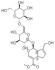 京尼平龍膽二糖苷結構式_29307-60-6結構式