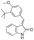 3-(3-Tert-butyl-4-methoxybenzylidenyl)indolin-2-one Structure,293302-19-9Structure