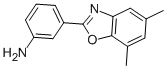 3-(5,7-Dimethyl-benzooxazol-2-yl)-phenylamine Structure,293737-69-6Structure