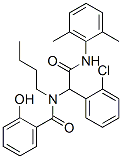 Benzeneacetamide,alpha-[butyl (2-hydroxybenzoyl )amino]-2-chloro-n-(2,6-dimethylphenyl )- (9ci) Structure,293764-39-3Structure