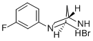 (1S,4s)-(-)-2-(3-氟苯基)-2,5-二氮雜雙環(huán)[2.2.1]庚烷氫溴酸結(jié)構(gòu)式_294177-35-8結(jié)構(gòu)式