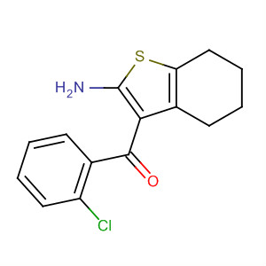 (2-Amino-4,5,6,7-tetrahydrobenzo[b]thiophen-3-yl)(2-chlorophenyl)methanone Structure,29462-26-8Structure