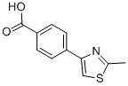 4-(2-Methyl-1,3-thiazol-4-yl)benzoic acid Structure,294620-60-3Structure