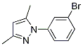 1-(3-Bromophenyl)-3,5-dimethyl-1h-pyrazole Structure,294877-29-5Structure