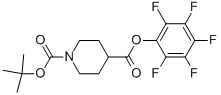 1-Tert-butyl 4-(pentafluorophenyl) piperidine-1,4-dicarboxylate Structure,294885-28-2Structure