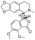 (3S)-6,7-二甲氧基-3-[(5S)-6-甲基-5,6,7,8-四氫[1,3]二氧雜環(huán)戊并[4,5-g]異喹啉-5-基]-2-苯并呋喃-1(3H)-酮結(jié)構(gòu)式_29617-43-4結(jié)構(gòu)式