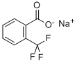 Benzoic acid, 2-(trifluoromethyl)-, sodium salt (1:1) Structure,2966-44-1Structure