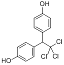 1,1,1-Trichloro-2,2-bis(4-hydroxyphenyl)ethane Structure,2971-36-0Structure