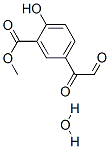 3-Carbomethoxy-4-hydroxyphenylglyoxal hydrate Structure,29754-58-3Structure